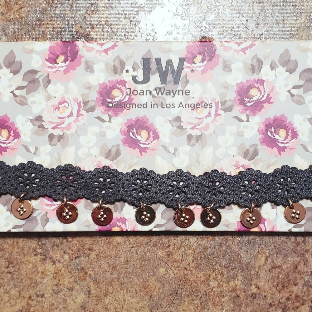$2/6!! Genuine leather adjustable choker